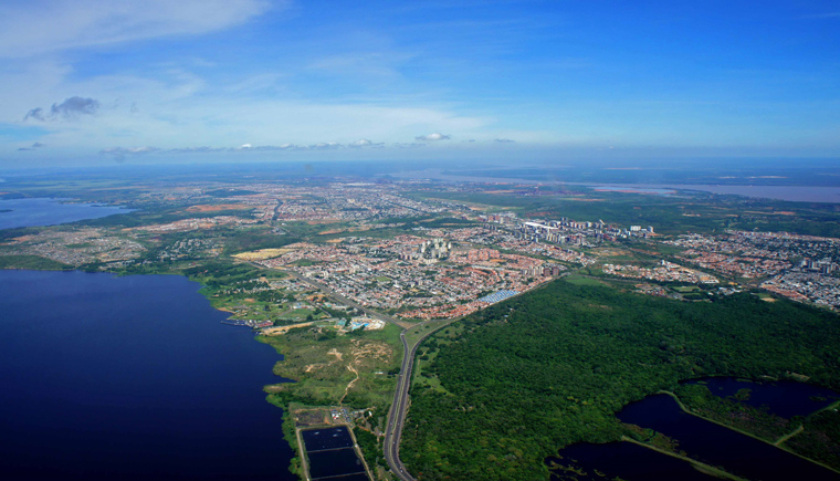 Vista Area de Ciudad Guayana